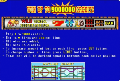 Автомат Лягушки Правила игры слота Лягушки